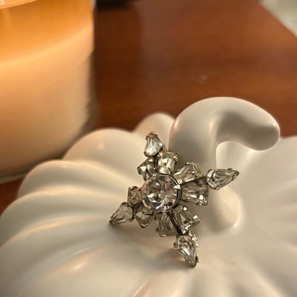 ✨ Vintage 1950s Rhinestone Starburst Brooch ❤️ - Picture 3 of 14